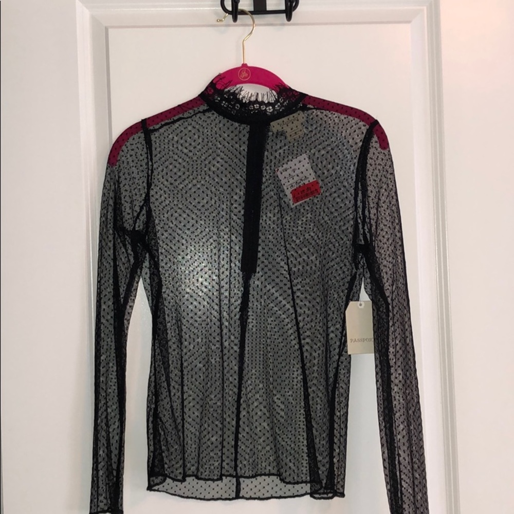 Mesh Long Sleeve Shirt